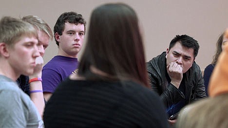 &lt;p&gt;In this image released by MTV, filmmaker Jose Antonio Vargas, right, listens to a group of young people during the filming of his documentary &quot;White People.&quot; The full film debuts Wednesday, July 22, at 8 p.m., offered simultaneously online.&lt;/p&gt;