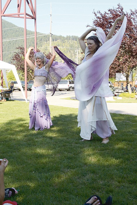&lt;p&gt;Cristabella Fischer, left, and another dancer perform at last year's WoodsTalk Festival at Unity Spiritual Center of Idaho in Coeur d'Alene.&lt;/p&gt;