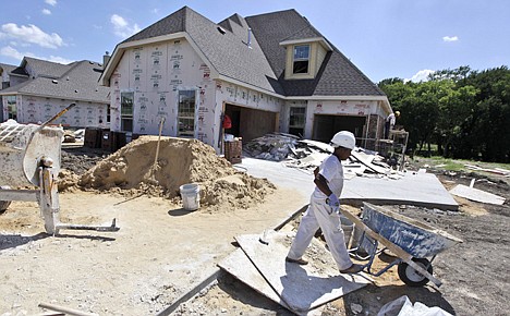&lt;p&gt;In this Wednesday, June 20, 2012, photo, workers finish up a house under construction in Wylie, Texas. U.S. builders broke ground on the most new homes and apartments in nearly four years last month, the latest evidence of a slow housing recovery. The Commerce Department said Wednesday that housing starts rose 6.9 percent in June from May to a seasonally adjusted. annual rate of 760,000. That's the highest since October 2008. (AP Photo/LM Otero)&lt;/p&gt;
