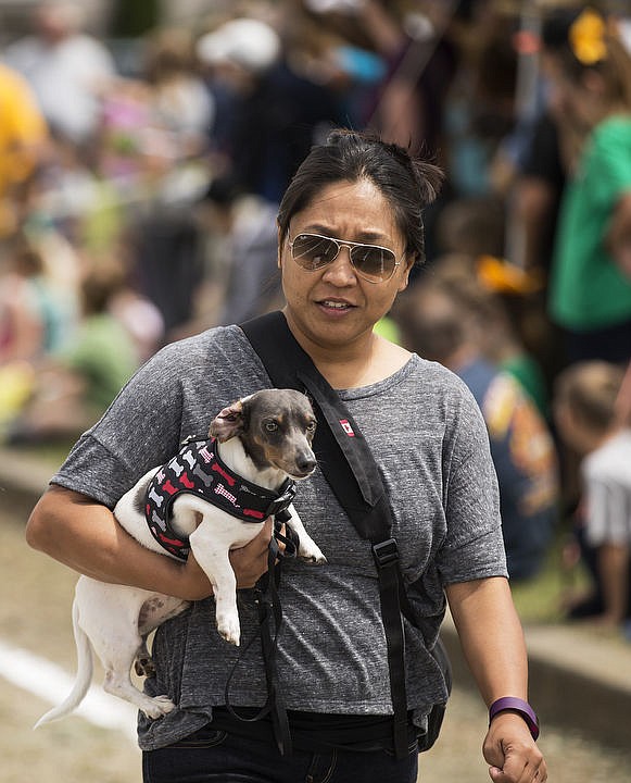 <p>LOREN BENOIT/Press Thousands enjoy a Saturday filled with fun Rathdrum Days events including a parade, a wiener dog race at Lakeland Junior High, a classic car show at that school and food at the vendor/food fair, Saturday, July 16, 2016. To purchase photos, please visit www.cdapress.com/photo</p>