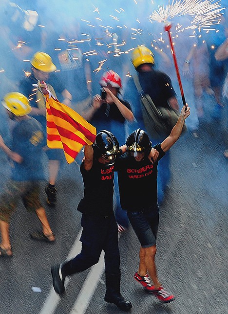 &lt;p&gt;Firefighters protest against austerity measures announced by the Spanish government in Barcelona, Spain, Thursday. The country is in its second recession in three years and its government borrowing rates are unsustainably high as investors worry the government may face new costs in rescuing the banks. If the government's borrowing rates do not fall back down, it may eventually need a sovereign bailout like those taken by Greece, Ireland and Portugal.&lt;/p&gt;