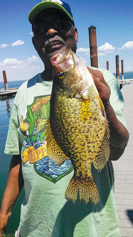 Willy Walker enjoyed a successful day of dock fishing.