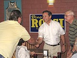 Dino Rossi meets supporters in Othello