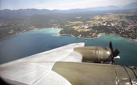 The B-17 was unique in its time because of its four propellers, two on each wing. Today, members of the public can take a ride (for a fee) in this massive craft, or stay on the ground and sit in the bombardier&#146;s seat, check out the view from the radio room, and walk around the back near the bomb bay. Kristine Paulsen/Daily Inter Lake