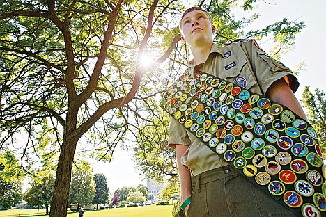 &lt;p&gt;Devon Erickson, 17, began earning his Boy Scout merit badges when he was 12 years old. He now has accumulated 133 badges.&lt;/p&gt;