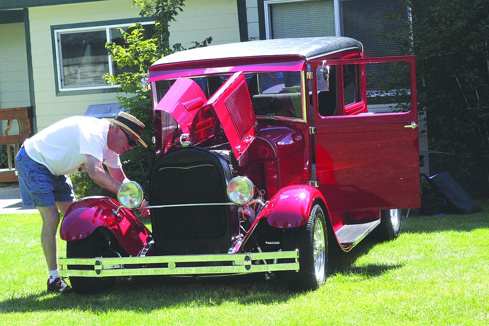 &lt;p&gt;Jack Shiplett prepares his 1929 Ford for the road following the Cool Summer Nights car show in Trout Creek. Shiplett made the trip to the car show from Idaho.&lt;/p&gt;