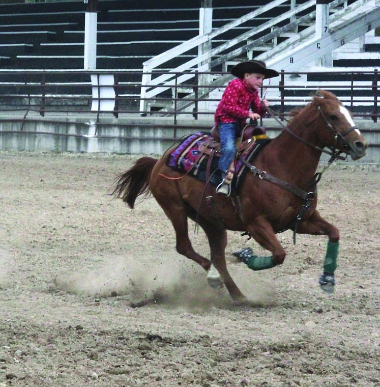 &lt;p&gt;Ryley Knutson from Polson competes in the barrel racing event.&#160;&lt;/p&gt;