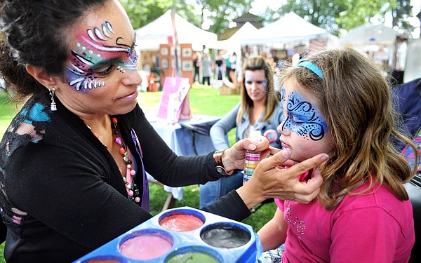 &lt;p&gt;Kate Opre, 6, of Condon, has her face painted by Kathleen Francis of Fancy Face Design at Arts in the Park in Kalispell in 2010.&lt;/p&gt;