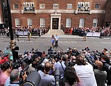 William, Kate show off their newborn son