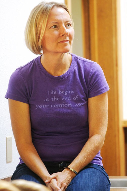 &lt;p&gt;Share Your Voice Foundation co-founder Jennifer Johnson-Bell watches exercises July 23 during the Empowerment Through Performance Workshop at the Bohemian Grange south of Whitefish.&lt;/p&gt;