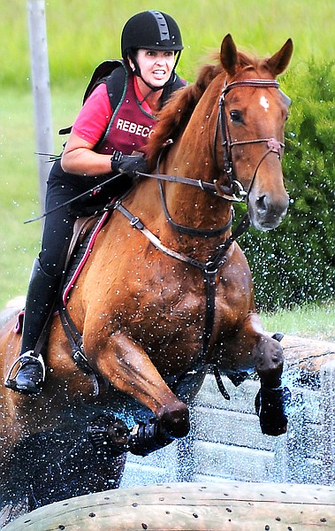 &lt;p&gt;Debbie Rosen rides The Alchemyst through the cross country
course on Saturday afternoon at The Event at Rebecca Farm.&lt;/p&gt;