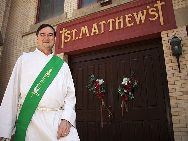 &lt;p&gt;Charlie Harball stands outside of St. Matthew&#146;s Church in Kalispell on Thursday. Harball was ordained as a deacon of the Catholic Church this summer after five years of dedicated study, including weekly trips to Helena.&lt;/p&gt;