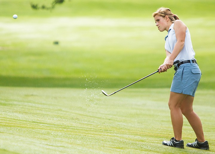 &lt;p&gt;Patrick Cote/Daily Inter Lake Teigan Avery chips onto the 10th green Monday morning during the first round of the State Women's Amateur Tournament at Whitefish Lake Golf Course. Tuesday, July 17, 2012 in Whitefish, Montana.&lt;/p&gt;