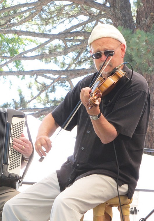 Pearl Django performs at Basin Summer Sounds in 2012.