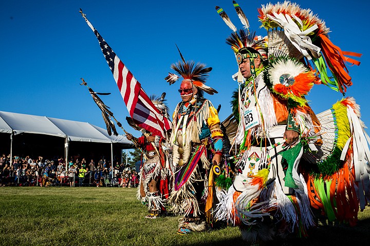 &lt;p&gt;JAKE PARRISH/Press Thousands of American and Canadian tribal members gather for the Julyamsh Powwow on the weekend of July 25-27 at the Greyhound Park and Event Center in Post Falls. Ceremonial dancing, music, food and colorful attire fill the weekend with culture.&lt;/p&gt;