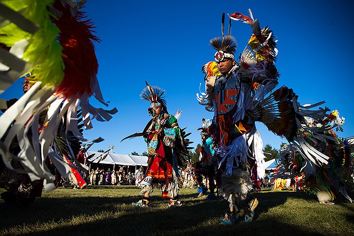 &lt;p&gt;TESS FREEMAN/Press Over 1,000 dancers participated in the Grand Entry to kick off the 2014 Julyamsh Powwow at the Greyhound Park and Event Center on Friday evening. Julyamsh is the largest outdoor powwow in the Northwest.&lt;/p&gt;