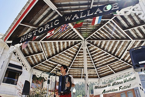 &lt;p&gt;Canadian accordion talent Michael Bridge performs in the Gazebo during the 2012 Historic Wallace Accordion Festival. It's set to take place again Aug. 9-11.&lt;/p&gt;