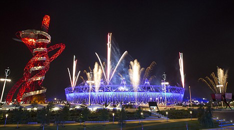 &lt;p&gt;Fireworks explode over the Olympic Stadium during a rehearsal for the opening ceremony at the 2012 Summer Olympics in London. The city will host the 2012 London Olympics with opening ceremonies for the games scheduled for tonight.&lt;/p&gt;