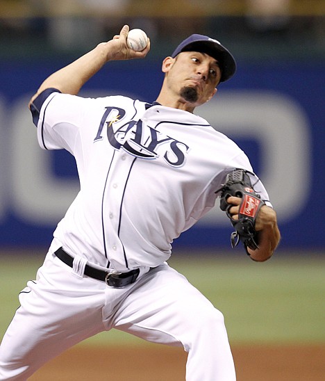 &lt;p&gt;Tampa Bay's Matt Garza threw the first no-hitter in Rays history on Monday against the Detroit Tigers in St. Petersvurg, Fla.&lt;/p&gt;