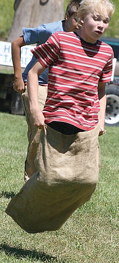 &lt;p&gt;Nathan Lohr reigned supreme in the gunny-sack race.&lt;/p&gt;