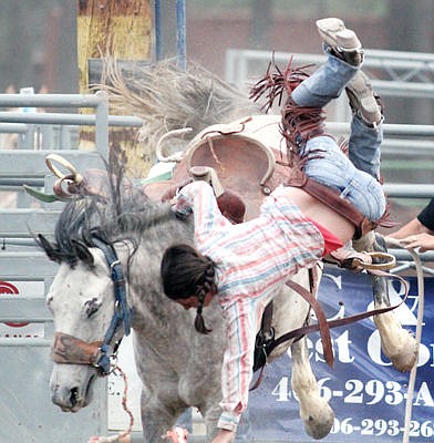 &lt;p&gt;Thursday night rodeo with Hollan Horning exiting the horse known as W47.&lt;/p&gt;