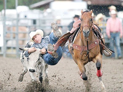 &lt;p&gt;Saturday night steer wrestling with Riley Jones from Walla Walla, Wash. 11.6 seconds.&lt;/p&gt;