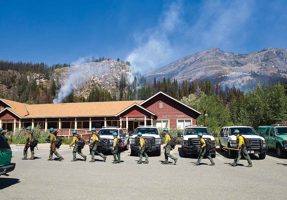 &lt;p&gt;&lt;strong&gt;A hotshot crew&lt;/strong&gt; comes off the line Thursday after working on the Reynolds Creek Fire behind the Rising Sun Motor Inn. A controlled burn was later conducted behind the inn to keep the fire from threatening it. (Chris Peterson/Hungry Horse News).&lt;/p&gt;