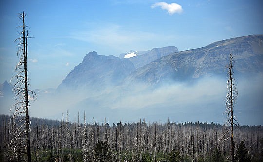 &lt;p&gt;Smoke from the Reynolds Creek Wildland Fire as seen from U.S. 89 south of St. Mary on Wednesday, July 22.&lt;/p&gt;