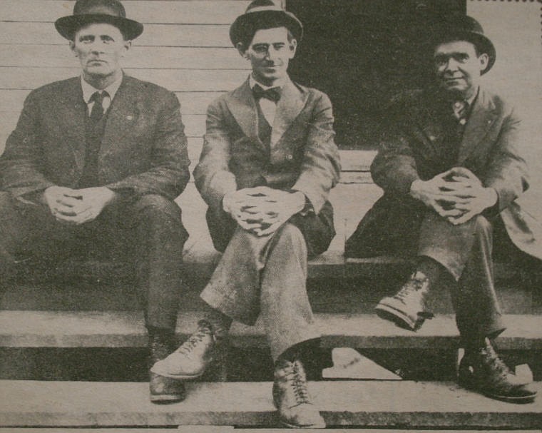 &lt;p&gt;The first Mineral County Commissioners from left to right, Eugene Keesey, Frank Leudke and William T. Thorn.&#160;&lt;/p&gt;