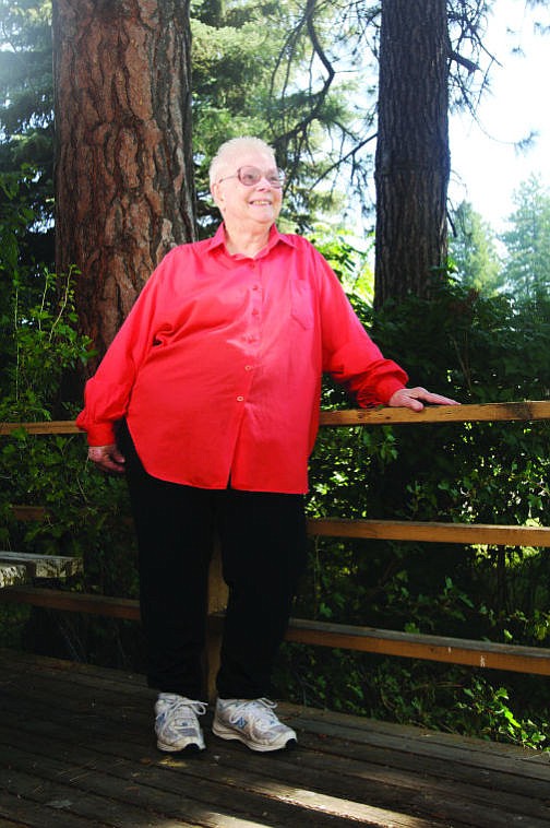 <p>Gladys Shay, pictured at her home in Columbia Falls, has always wanted to know what was going on.</p>