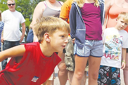 &lt;p&gt;Nicky Gangeme, who was from San Jose, California and visiting his granparents, watches as his cherry bit soars down the pavement.&lt;/p&gt;