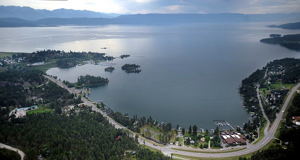 &lt;p&gt;U.S. 93 winds along Flathead Lake in this aerial view.&lt;/p&gt;