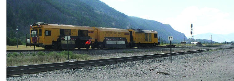 &lt;p&gt;A spark from the rail grinder above ignited a small fire on several of the railway's railroad ties. The railroad crews on site were able to extinguish the fire a few minutes after it started using their safety equipment.&lt;/p&gt;