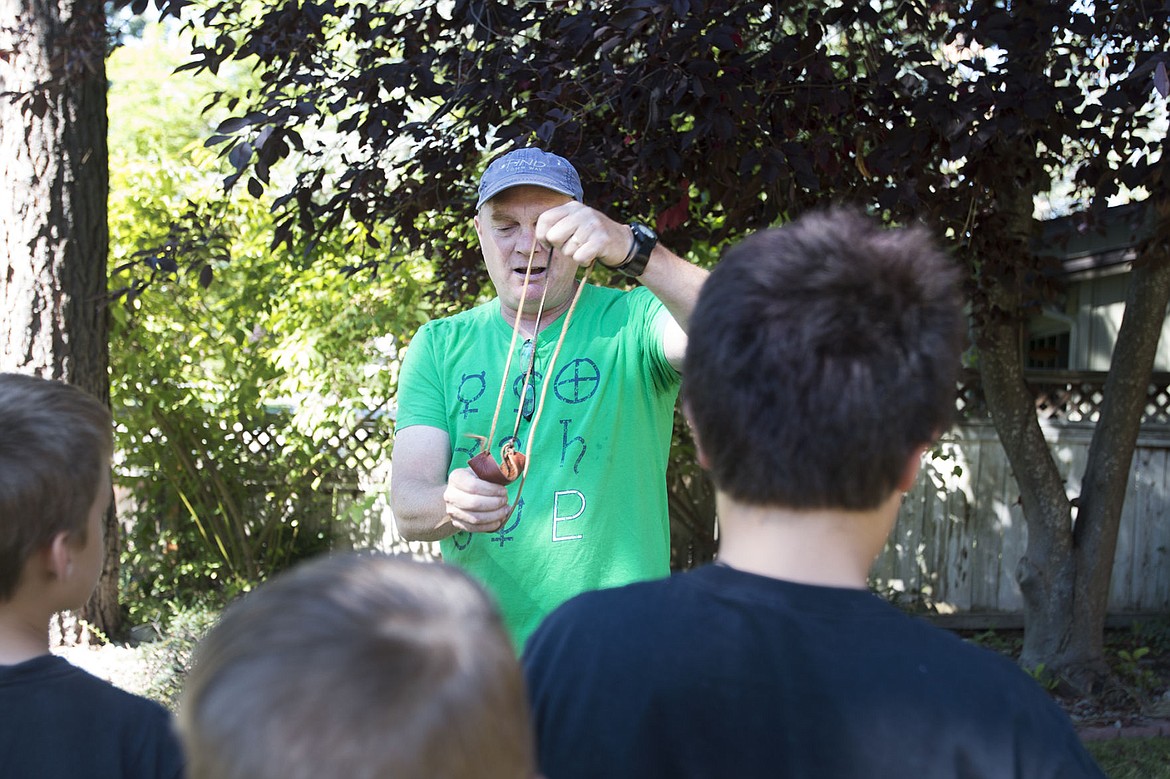 &lt;p&gt;Bill Burch, a fourth grade teacher at Atlas Elementary school, teaches kids about the physics of slings at the Summer Science Exploratory Camp he runs out of his house during the summer.&lt;/p&gt;