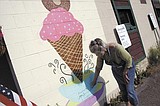 City claims ice cream art violates sign ordinance