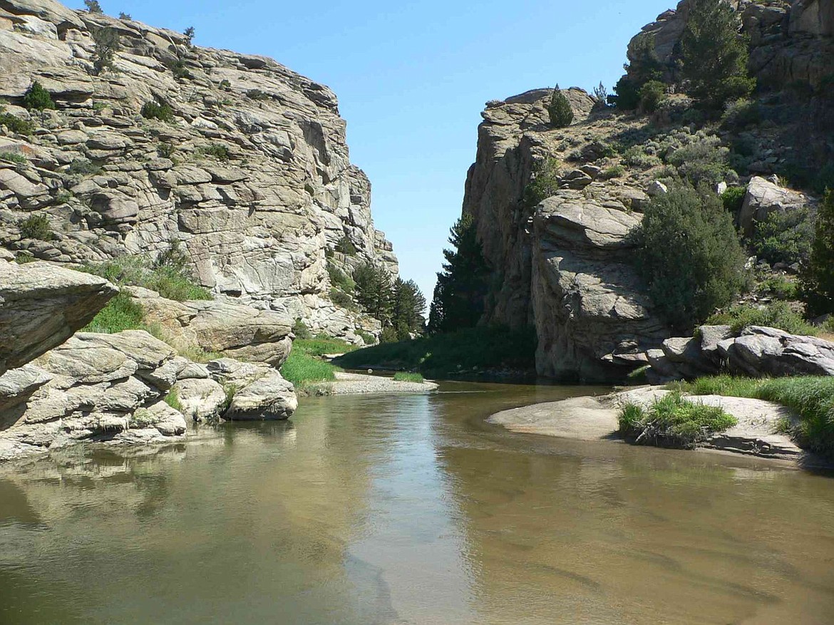 &lt;p&gt;WYOMING ROAD TRIP BY THE MILE MARKER&lt;/p&gt;&lt;p&gt;Sweetwater River passing through Devil&#146;s Gate, Wyo., in sight of where Cattle Kate and Jim Averell were hanged.&lt;/p&gt;