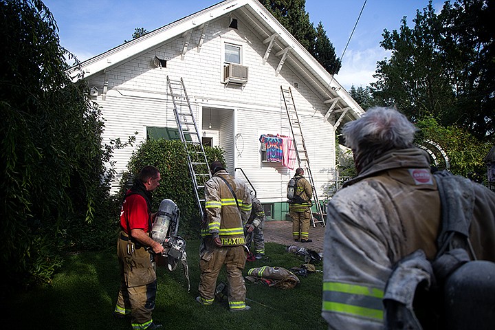 &lt;p&gt;TESS FREEMAN/Press&lt;/p&gt;&lt;p&gt;The Coeur d&#146;Alene Fire Department disassemble after extinguishing an electrical fire on 205 North Park Drive at 5 p.m. that started in the kitchen on Thursday evening. Crews were able to completely extinguish the fire in one hour.&lt;/p&gt;
