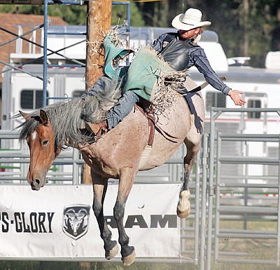 &lt;p&gt;&quot;Bombs Away&quot; was good for a 71 point ride for Skylar Erickson from Powell, Wyoming Friday night. (Paul Sievers/The Western News)&lt;/p&gt;