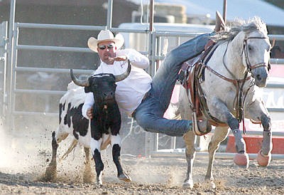 &lt;p&gt;Dan Mulkey of Dell turned in a time of 9.2 seconds, good for second place in the steer wrestling and a payout of $409.&lt;/p&gt;