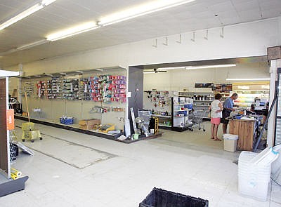 &lt;p&gt;Cardinal Hardware's floor space and shelves appear a bit empty after Saturday's final day of operation. (Paul Sievers/The Western News)&lt;/p&gt;