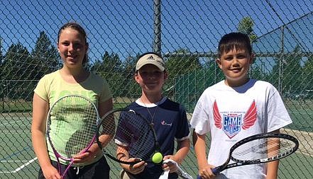 &lt;p&gt;Courtesy photo&lt;/p&gt;&lt;p&gt;The Coeur d'Alene Junior Tennis Association held its annual tournament July 30 at Cherry Hill Park in Coeur d'Alene. From left Sabrina Vitzthum, Level 6 second place; James Thrasher Level 6 champion; Joshua Gervais Level 6 third place.&lt;/p&gt;