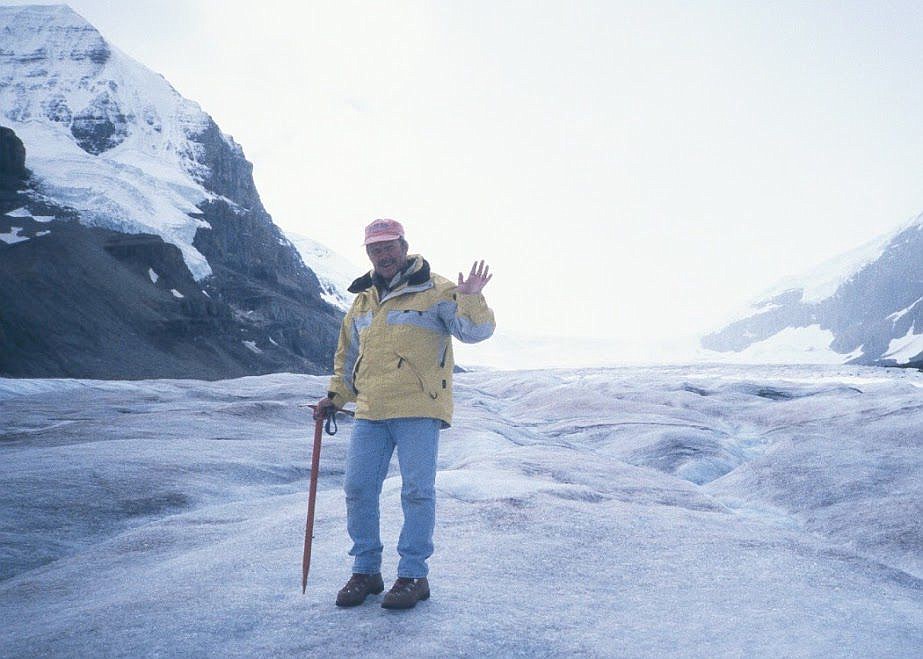 &lt;p&gt;Roy climbing on Athabasca Glacier, Alberta, Canada, in 2005.&lt;/p&gt;