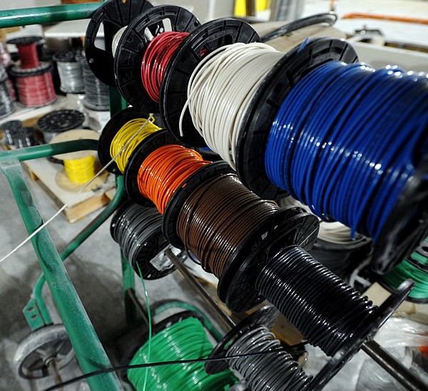 &lt;p&gt;Detail of the spools of wiring that are going into the new surgery tower on Wednesday, August1, at the Kalispell Regional Medical Center.&lt;/p&gt;