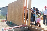 Habitat for Humanity raises walls on 13th home