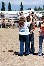 Kelsey Aipperspach gets crowned the Trailblazer queen during the Pioneer Days celebration.