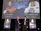 Veteran NASA Astronauts Brian Duffy And Scott Parazynski Inducted Into United States Astronaut Hall Of Fame