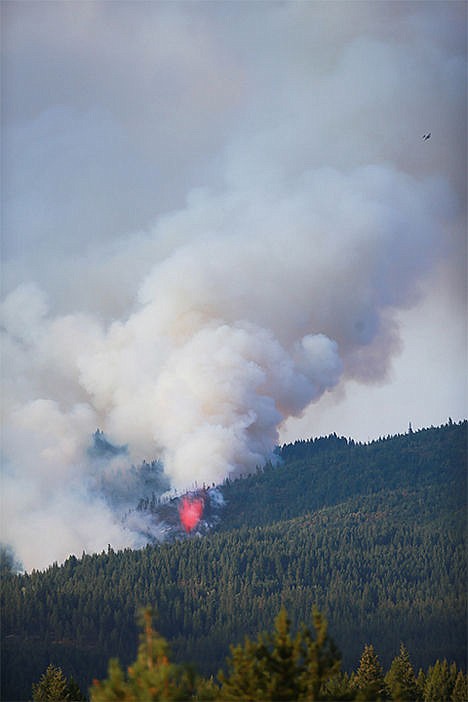 &lt;p&gt;Planes circle the Three Sisters Fire in the Bayview area Tuesday afternoon. The fire reached the size of 20 acers as of 7:30pm Tuesday evening.&lt;/p&gt;