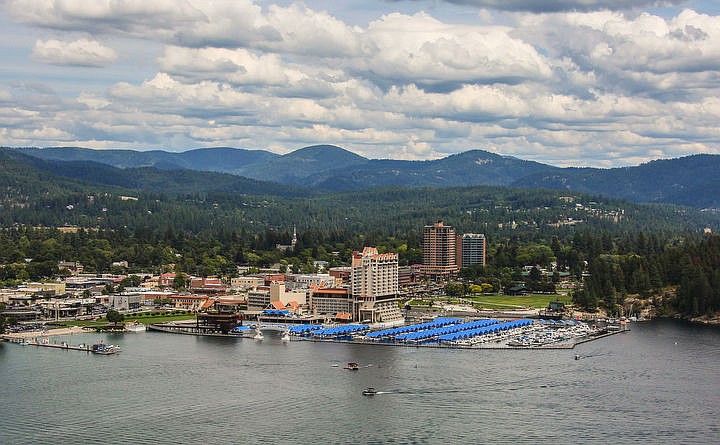 &lt;p&gt;An aerial view of Lake Coeur d'Alene and the resort made possible by Coeur d'Alene Parasail, Tuesday.&lt;/p&gt;