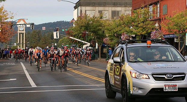 &lt;p&gt;Riders head down Sherman Avenue at the start of the inaugural Coeur d&#146;Fondo in September 2012.&lt;/p&gt;