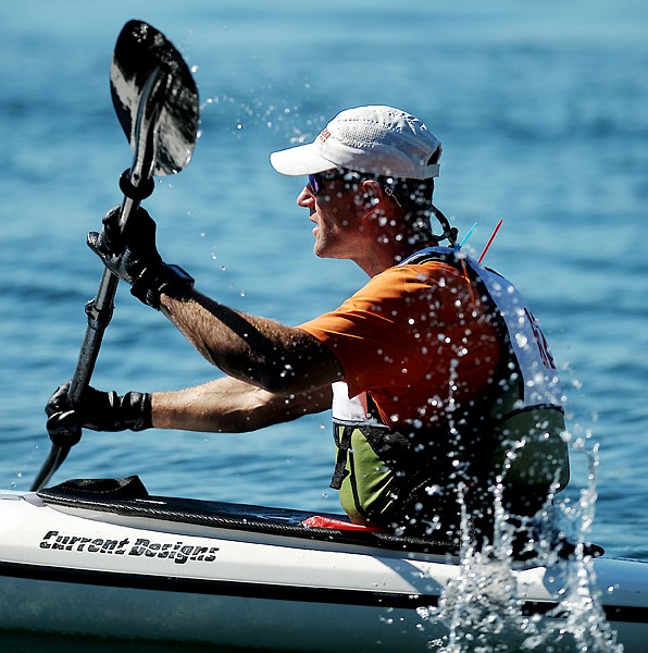 &lt;p&gt;Dan Block became the first of the Epic 24 mile races to reach the check point at the Lutheran Bible Camp south of Lakeside on Saturday, August 4, during the Epic Shore to Shore Race. Block arrived a 10:31 a.m.&lt;/p&gt;